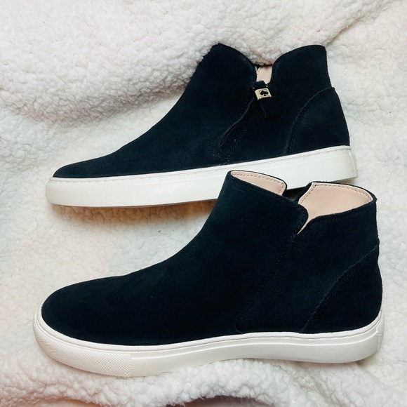 NWOT-Kate Spade ♠️ Harper Suede Casual High Top Sneaker - Picture 3 of 8